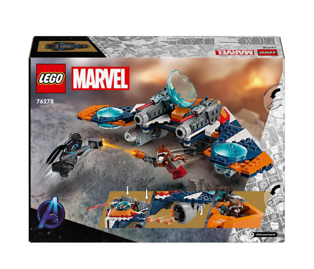 LEGO Marvel Super Heroes 76278 Warbird Rocketa vs. Ronan - 1202223 - zdjęcie 5